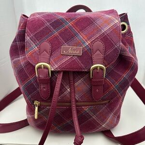 Ness of Scotland Plaid Women's Backpack Purse